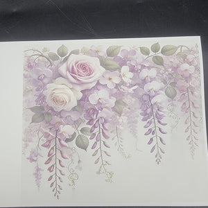 Sublimation Print of 20oz Wrap - Lilac Garland