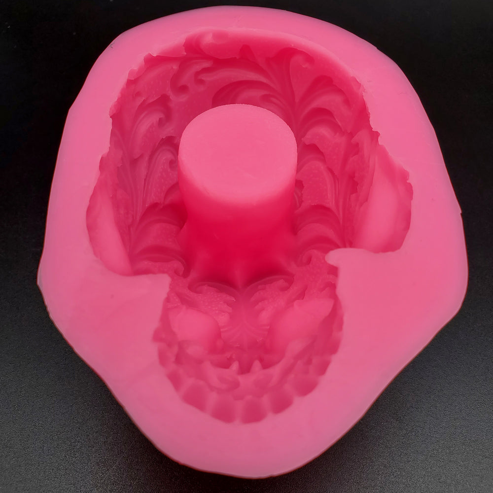 Skull Flower Pot Mold