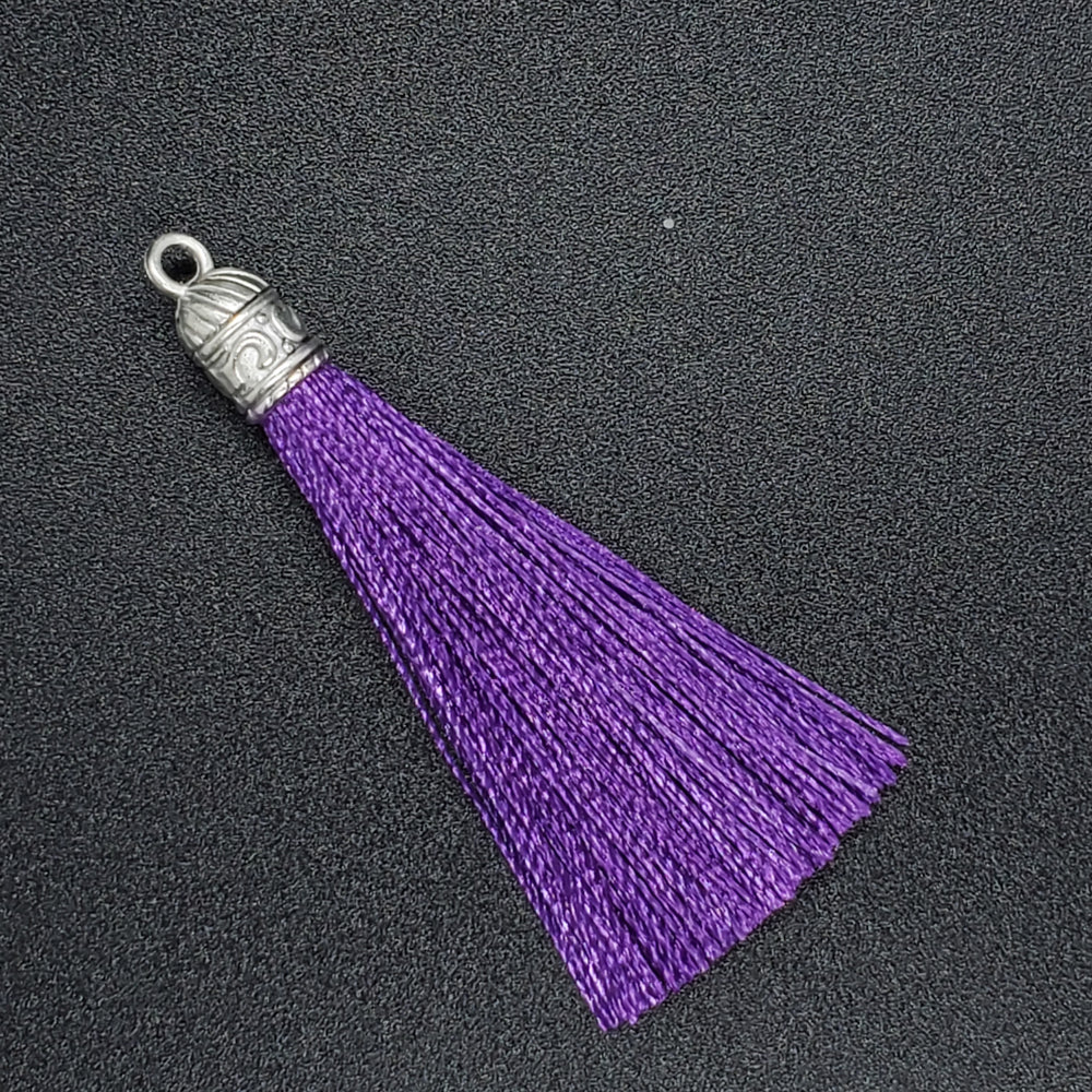 
            
                Load image into Gallery viewer, Silver Cap Tassel
            
        