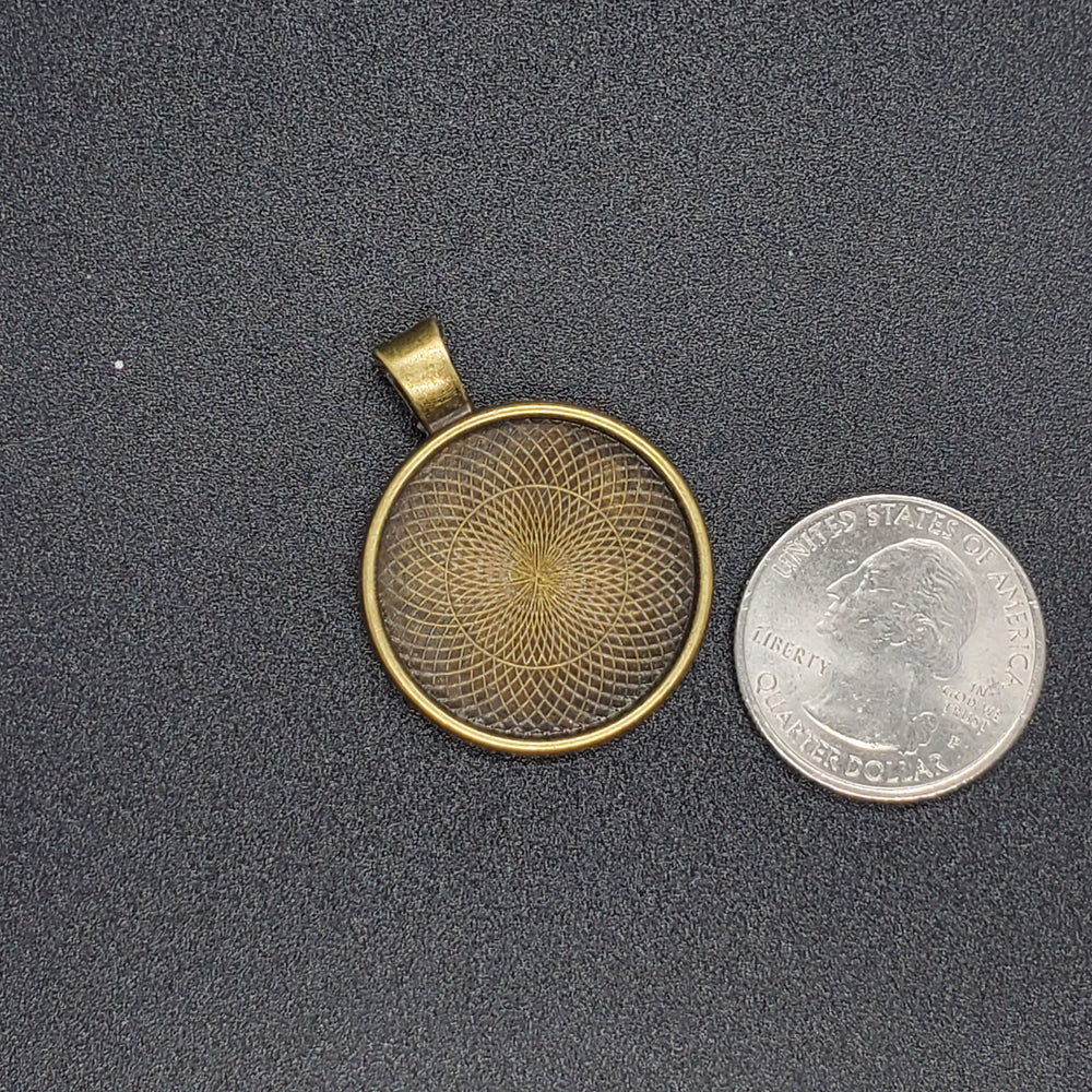 Round Bezel Pendant