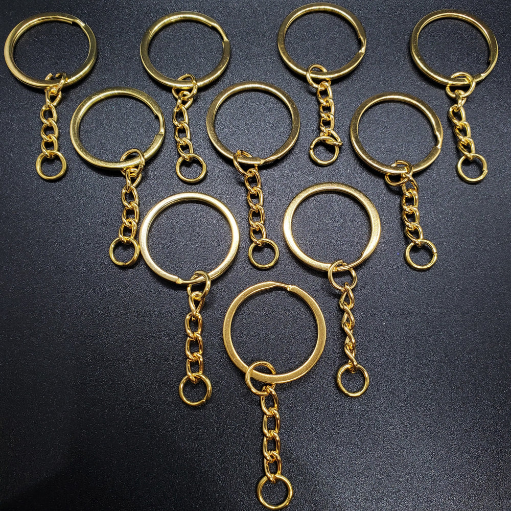 
            
                Load image into Gallery viewer, Keychain Ring with Chain - 10 pack
            
        