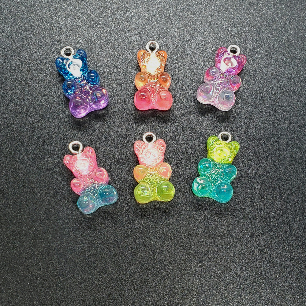 
            
                Load image into Gallery viewer, Glitter Gummy Bear Charm
            
        