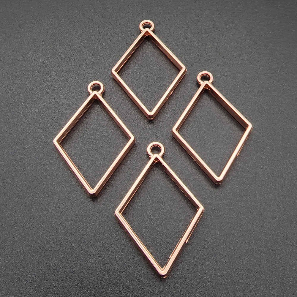 
            
                Load image into Gallery viewer, Rose Gold Small Diamond Charms
            
        