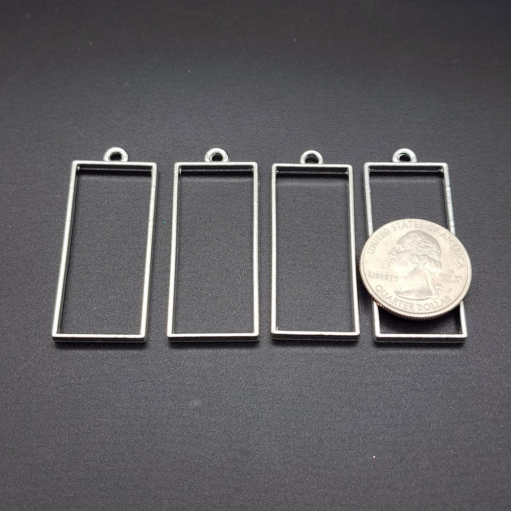 
            
                Load image into Gallery viewer, Charms - Silver Large Rectangle
            
        