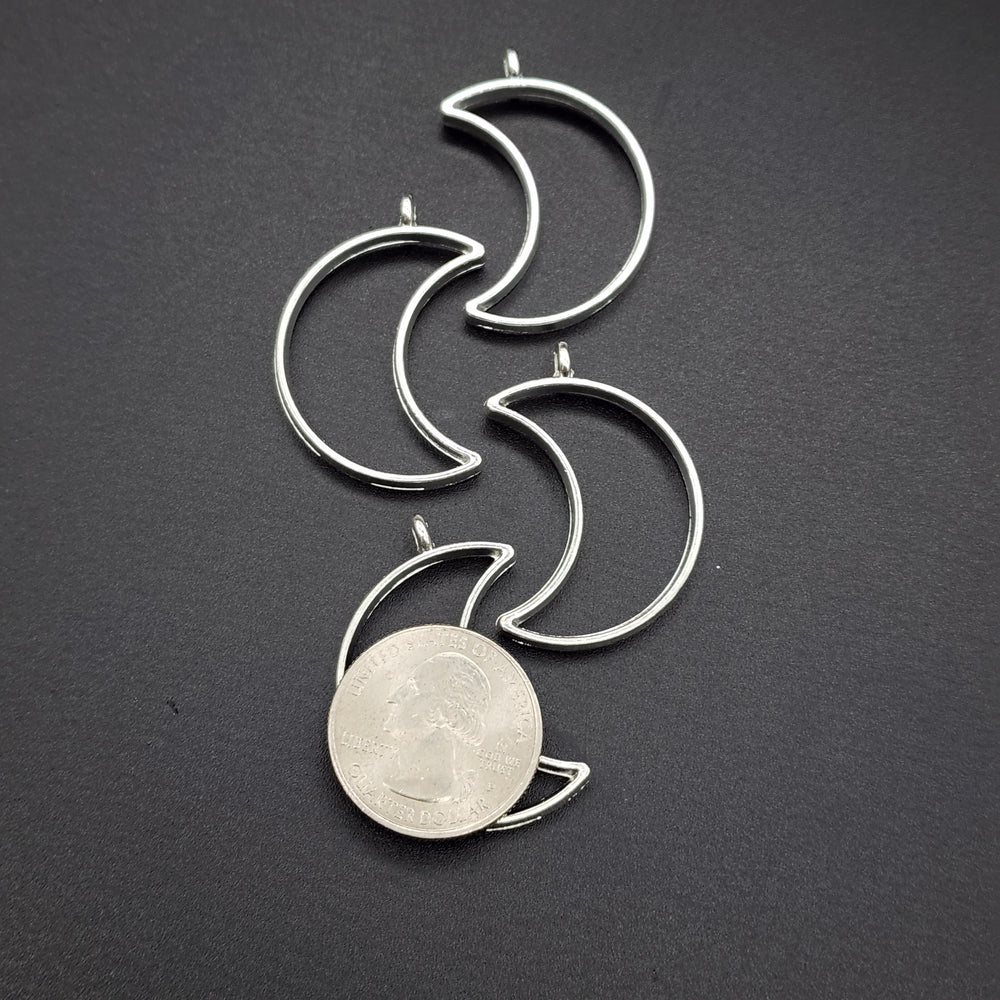 Silver Moon Charms