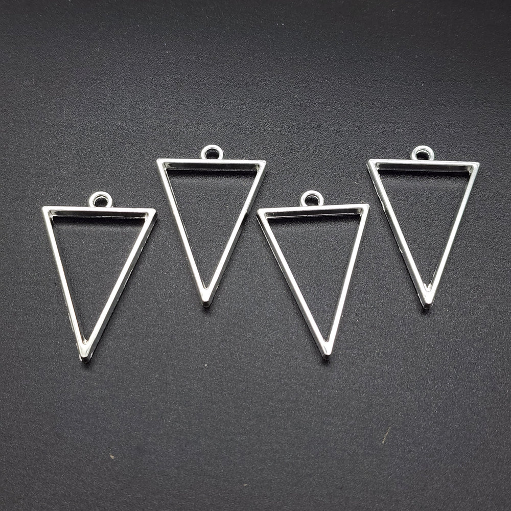 
            
                Load image into Gallery viewer, Silver Triangle Charms
            
        