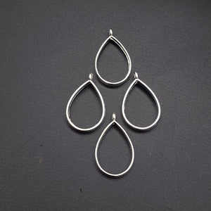 
            
                Load image into Gallery viewer, Silver Tear Drop Charms
            
        