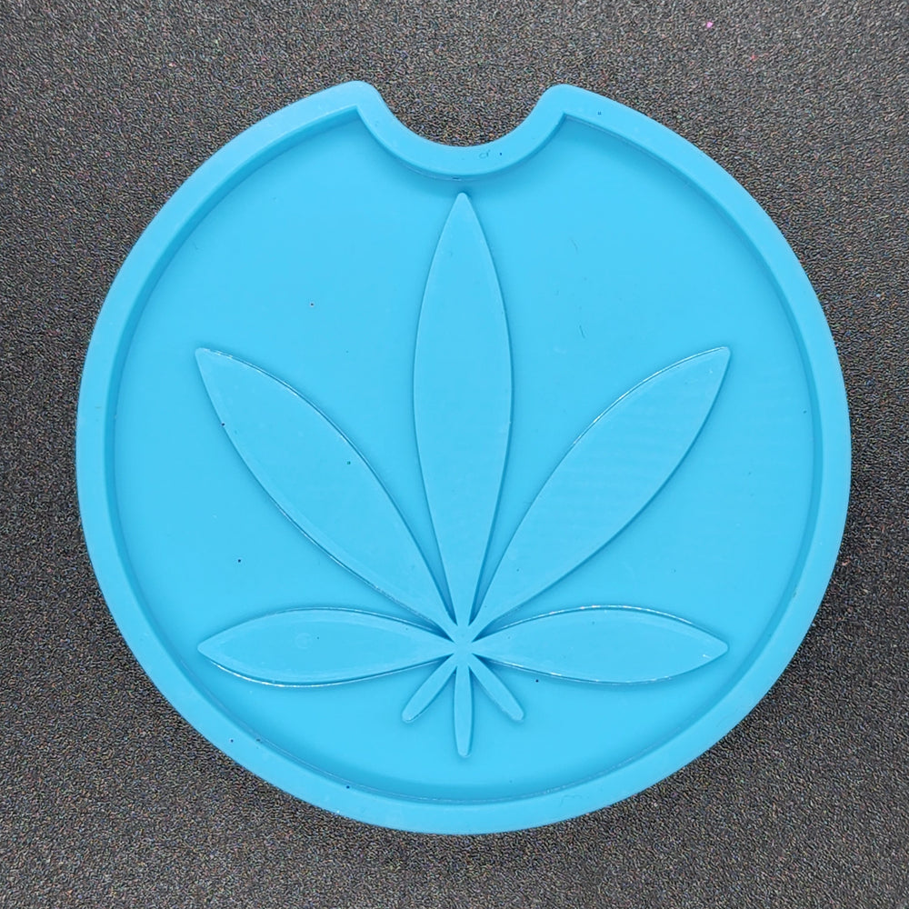 
            
                Load image into Gallery viewer, Weed Leaf Car Coaster
            
        