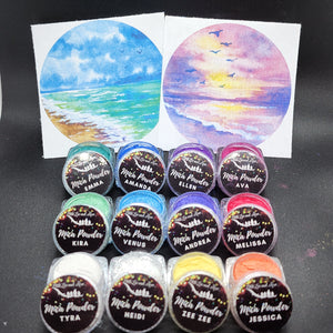 Mica Tides and Sunsets Palette and Waterslide Bundle