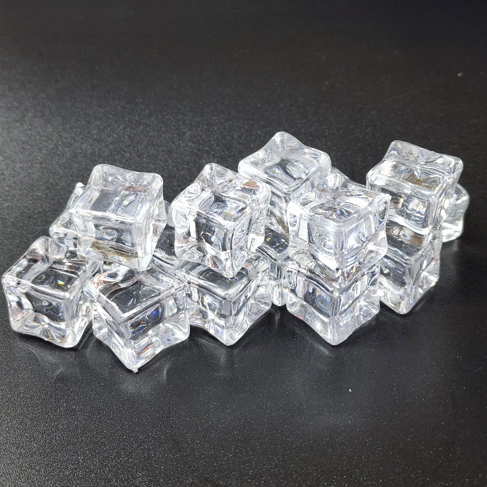 Faux Ice Cubes - Set of 15