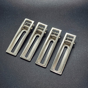 
            
                Load image into Gallery viewer, Alligator Clips - Open Rectangle - Set of 4
            
        