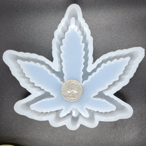 Weed Leaf Ashtray Mold