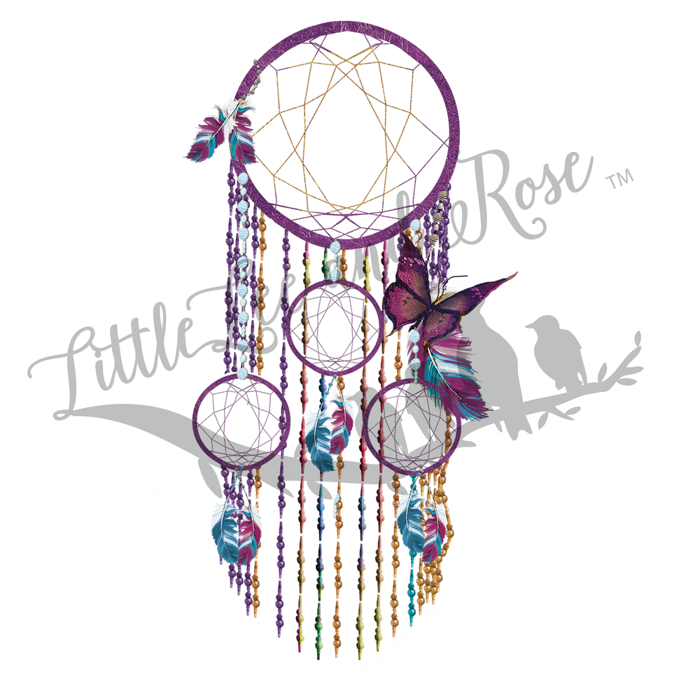
            
                Load image into Gallery viewer, Beaded Dreamcatcher Clear Waterslide
            
        