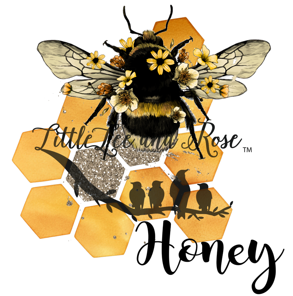 Bee beautiful Honeycomb Clear Waterslide