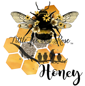 Bee beautiful Honeycomb Clear Waterslide