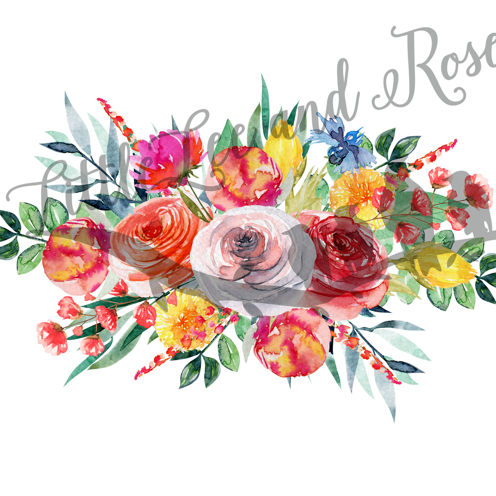 
            
                Load image into Gallery viewer, Blush Pink and Red Peony Clear Waterslide
            
        