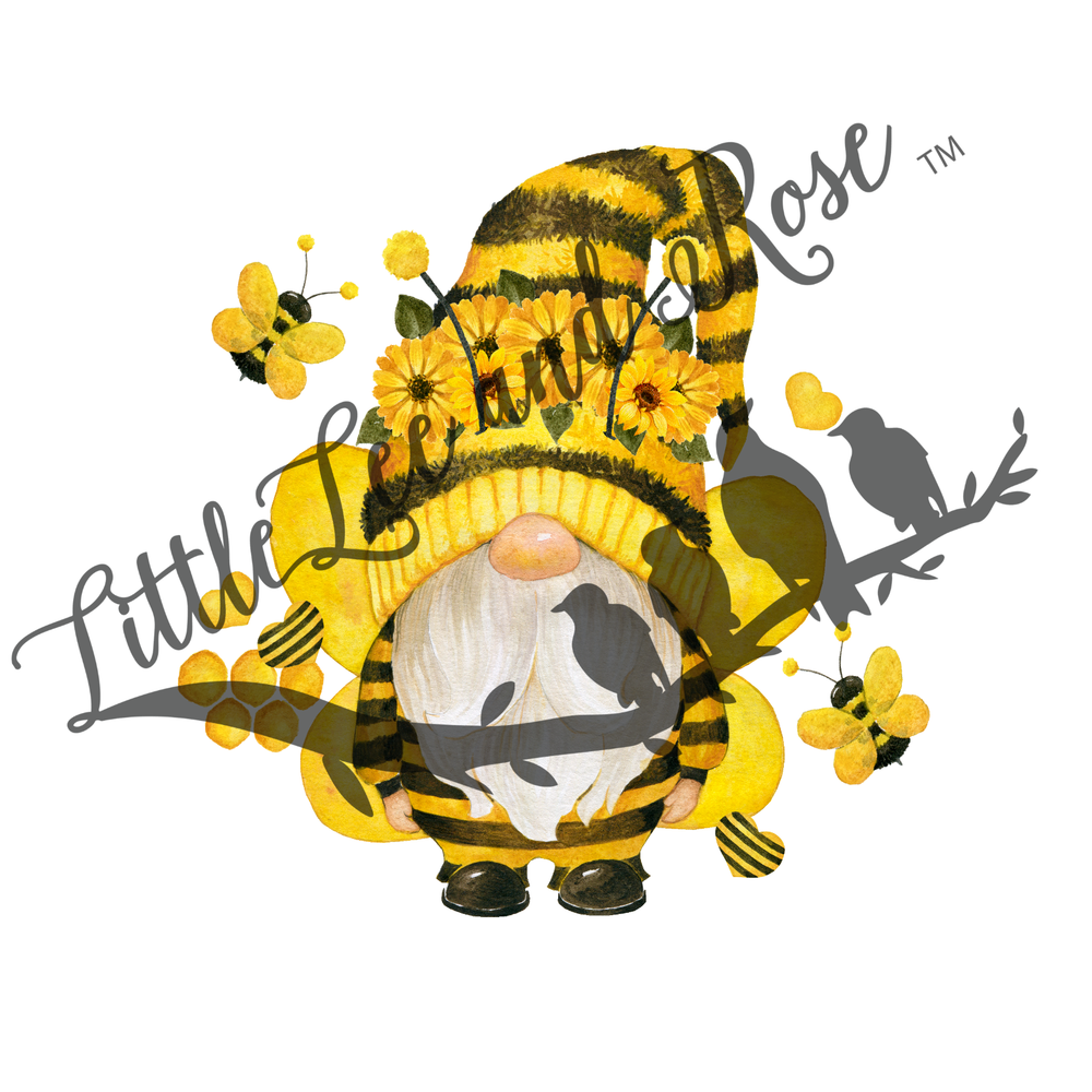 Bumble Bee Gnome Clear Waterslide