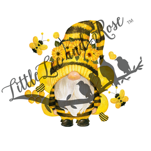 
            
                Load image into Gallery viewer, Bumble Bee Gnome Clear Waterslide
            
        