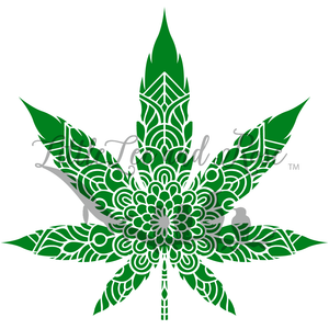 
            
                Load image into Gallery viewer, Cannabis Mandala Clear Waterslide
            
        