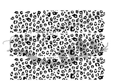 Cheetah Print Pen Wrap Waterslides