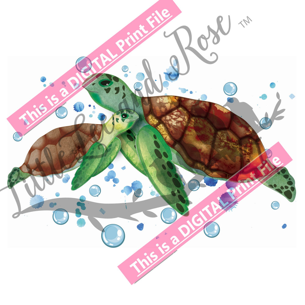 
            
                Load image into Gallery viewer, *Green Sea Turtles Digital PRINT File
            
        