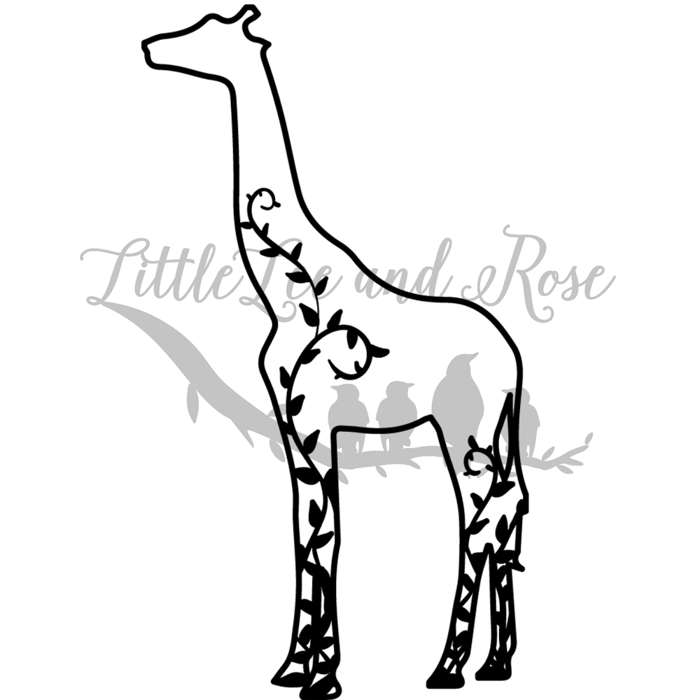
            
                Load image into Gallery viewer, Giraffe with Ivy Clear Waterslide
            
        
