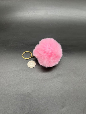 Keychain Puff - Pink