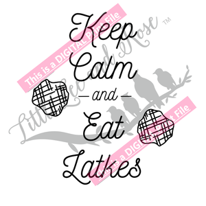 *Eat Latkes Digital PRINT File