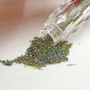Epoxy Caviar Beads - Bismuth