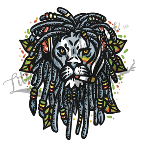 
            
                Load image into Gallery viewer, Rasta Lion Clear Waterslide
            
        