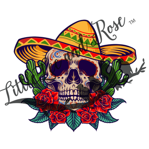 
            
                Load image into Gallery viewer, Sombrero Skull Clear Waterslide
            
        