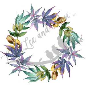 
            
                Load image into Gallery viewer, Weed Wreath Clear Waterslide
            
        