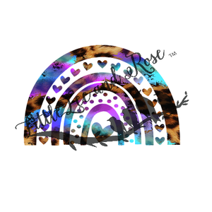
            
                Load image into Gallery viewer, Cheetah Rainbow Clear Waterslide
            
        
