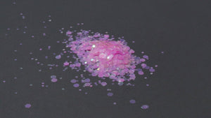 
            
                Load and play video in Gallery viewer, Pierce - UV White to Pink Mixed Chunky Glitter
            
        