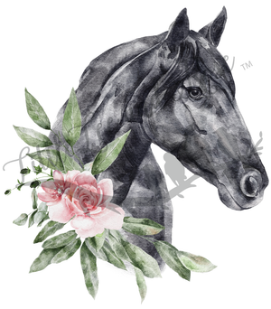 
            
                Load image into Gallery viewer, Floral Horse Clear Waterslide
            
        