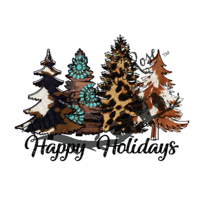 
            
                Load image into Gallery viewer, Holiday Trees Clear Waterslide
            
        