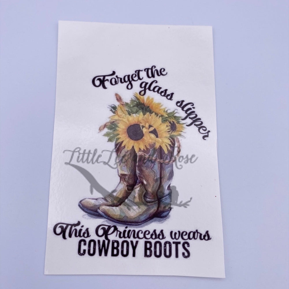 
            
                Load image into Gallery viewer, Cowboy boots clear waterslide
            
        