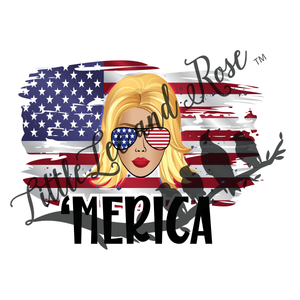 
            
                Load image into Gallery viewer, &amp;#39;Merica Lady 2 Clear Waterslide
            
        