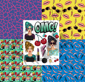 Palette L - The It's Poppin' Collection Vinyl & Waterslide Pack