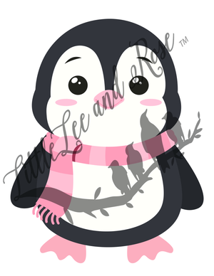 Pink Penguin Clear Waterslide