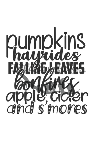 Pumpkins and Hayrides Clear Waterslide