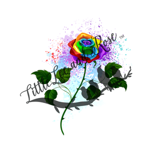 
            
                Load image into Gallery viewer, Rainbow Rose Clear Waterslide
            
        