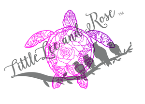 
            
                Load image into Gallery viewer, Rose Turtle Clear Waterslide
            
        