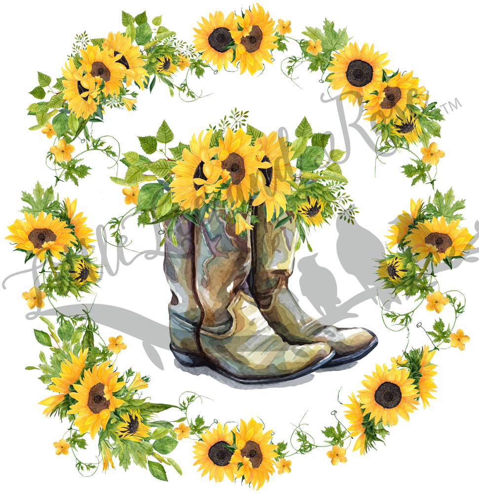 Sunflower Boots Clear Waterslide