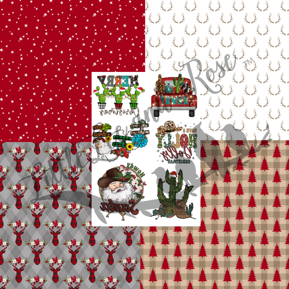 Palette 37 - The Rustic Christmas Collection - Inspired Vinyl & Waterslide Pack