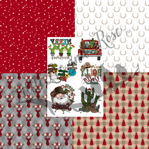 
            
                Load image into Gallery viewer, Palette 37 - The Rustic Christmas Collection - Inspired Vinyl &amp;amp; Waterslide Pack
            
        