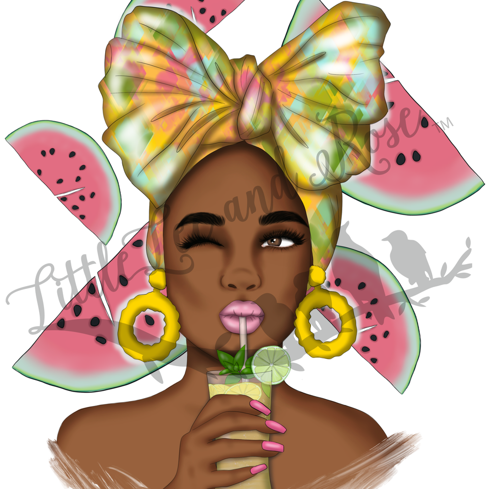 
            
                Load image into Gallery viewer, Watermelon Girl Clear Waterslide
            
        