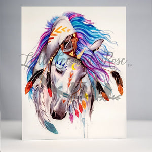 Multi-Color Horse Decal