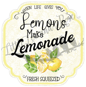 
            
                Load image into Gallery viewer, Lemonade White Vinyl Decal
            
        